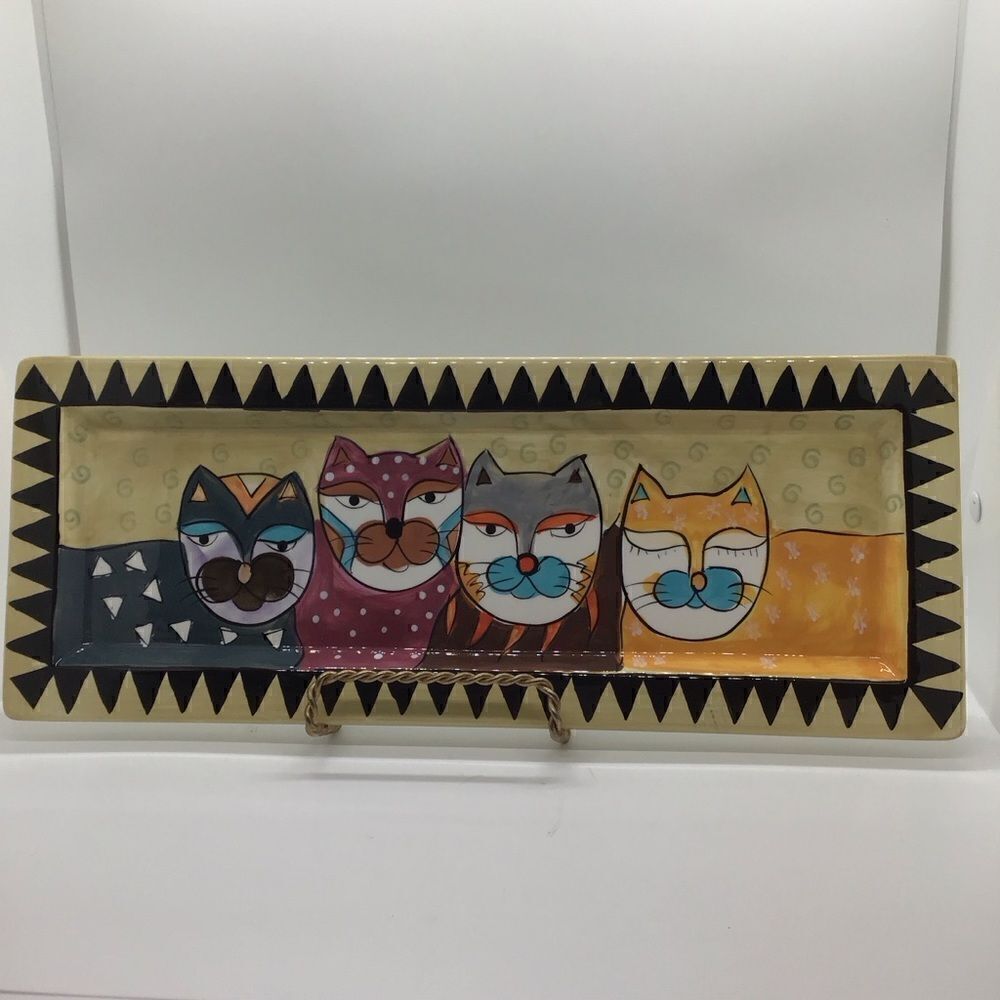 Milson and Louis Ceramic Cat Tray